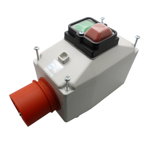 Motorschutzschalter-Gehäuse M - CEE 3P+E / 6h / 16A / 400V - Aufbaugehäuse - Leergehäuse