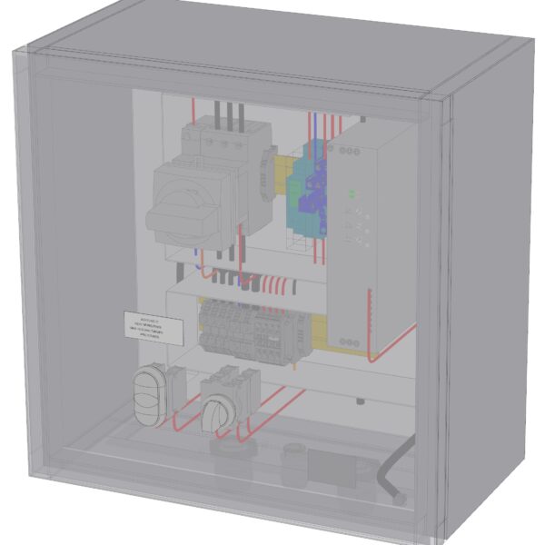 Softstarter - heavy start-up with timer - in steel enclosure - 11kW