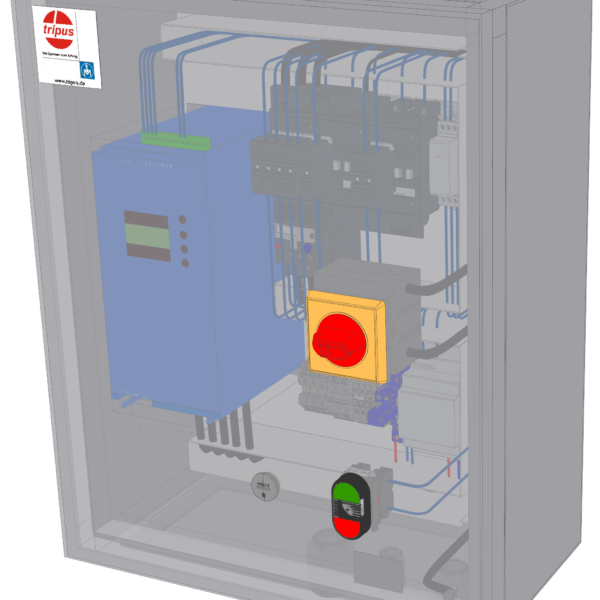 Automatische Stern-Dreiecksteuerung 11kW mit elektronischer Bremse und 24V DC Steuerspannung