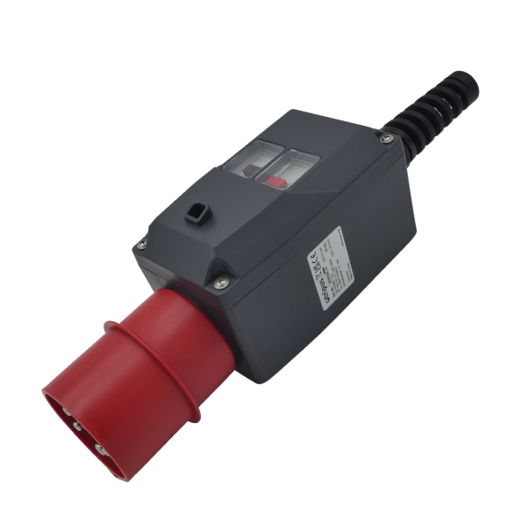 Motorschutzschalter - IP45 - Drucktasten-Version - CEE 32A - Überslastschutz 10 - 16A
